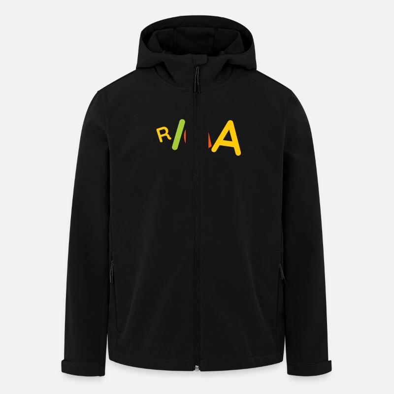 Riga Latvia T-Shirt - Men’s Recycled Softshell Jacket by Stanley/Stella - black