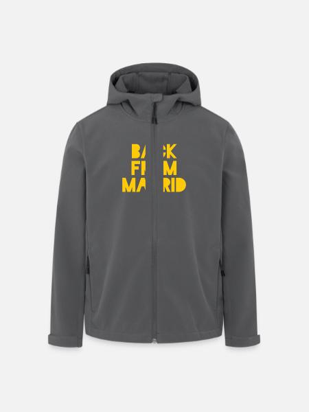 Souvenir Madrid - Men’s Recycled Softshell Jacket by Stanley/Stella - black