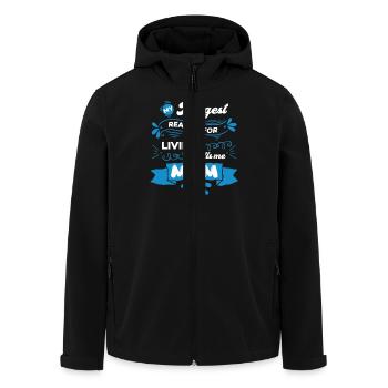 Mom Reason For Living Calls Me Mom - Men’s Recycled Softshell Jacket by Stanley/Stella - black - Front - AI Model Male 185 light (185cm)