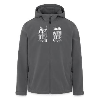 Math Teacher Best Math Teacher - Men’s Recycled Softshell Jacket by Stanley/Stella - black - Front - AI Model Male 185 light (185cm)