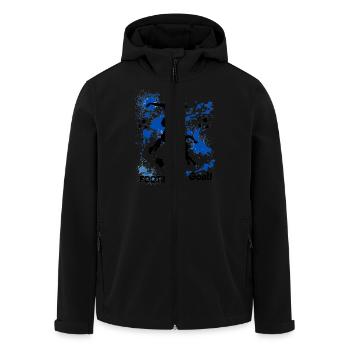 Football - Veste softshell homme en polyester recyclé Stanley/Stella - noir - Devant - AI Model Male 185 light (185cm)