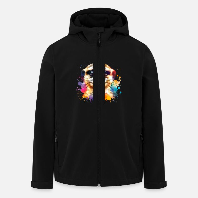 Suricate - Veste softshell homme en polyester recyclé Stanley/Stella - noir