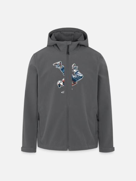 Breakdancing - Men’s Recycled Softshell Jacket by Stanley/Stella - black