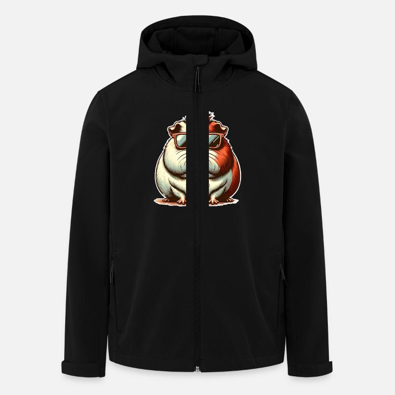 Guinea pig - Men’s Recycled Softshell Jacket by Stanley/Stella - black