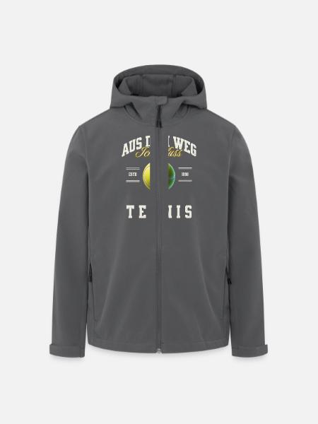 Tennis - Recycelte Männer Softshell-Jacke von Stanley/Stella - Schwarz