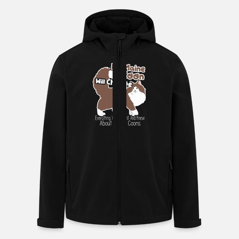 My Maine Coon Cat will change everything - Men’s Recycled Softshell Jacket by Stanley/Stella - black