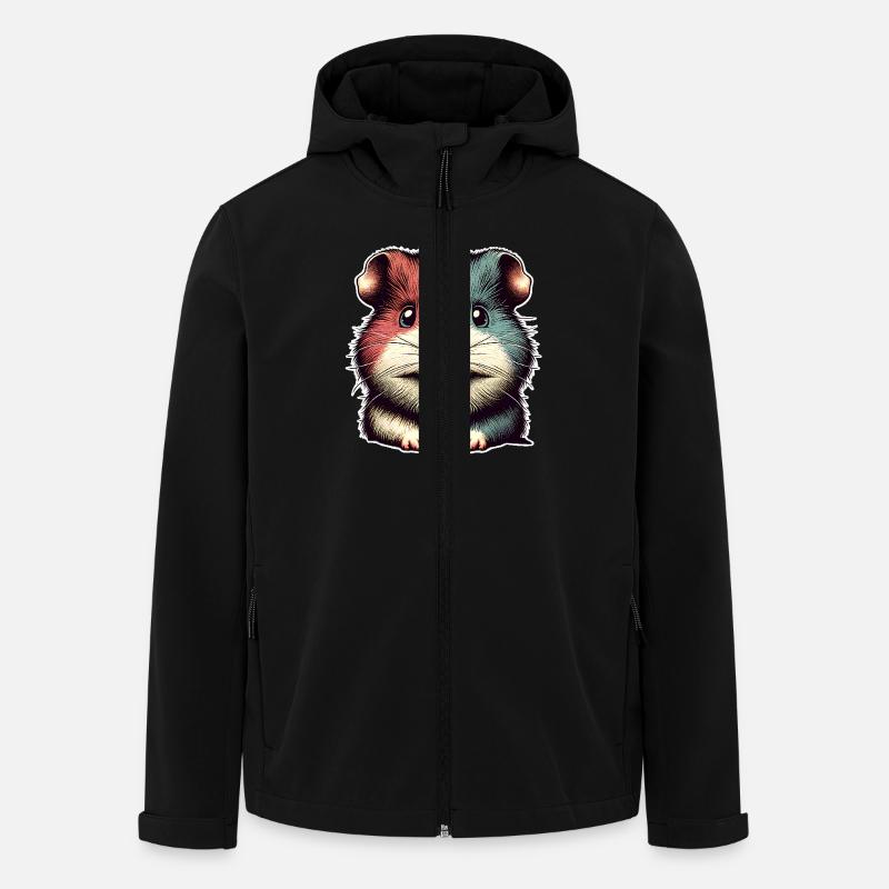 Hamster - Men’s Recycled Softshell Jacket by Stanley/Stella - black