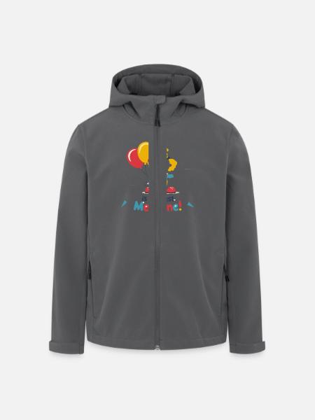 CLOWNS - Recycelte Männer Softshell-Jacke von Stanley/Stella - Schwarz