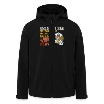 À moins qu’il n’ait 30 pages de règles et 500 parties - Veste softshell homme en polyester recyclé Stanley/Stella - noir - Devant - AI Model Male 185 light (185cm)
