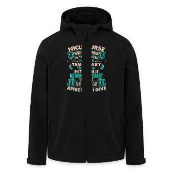 Nicu Nurse Proud Nicu Nurse - Men’s Recycled Softshell Jacket by Stanley/Stella - black - Front - AI Model Male 185 light (185cm)
