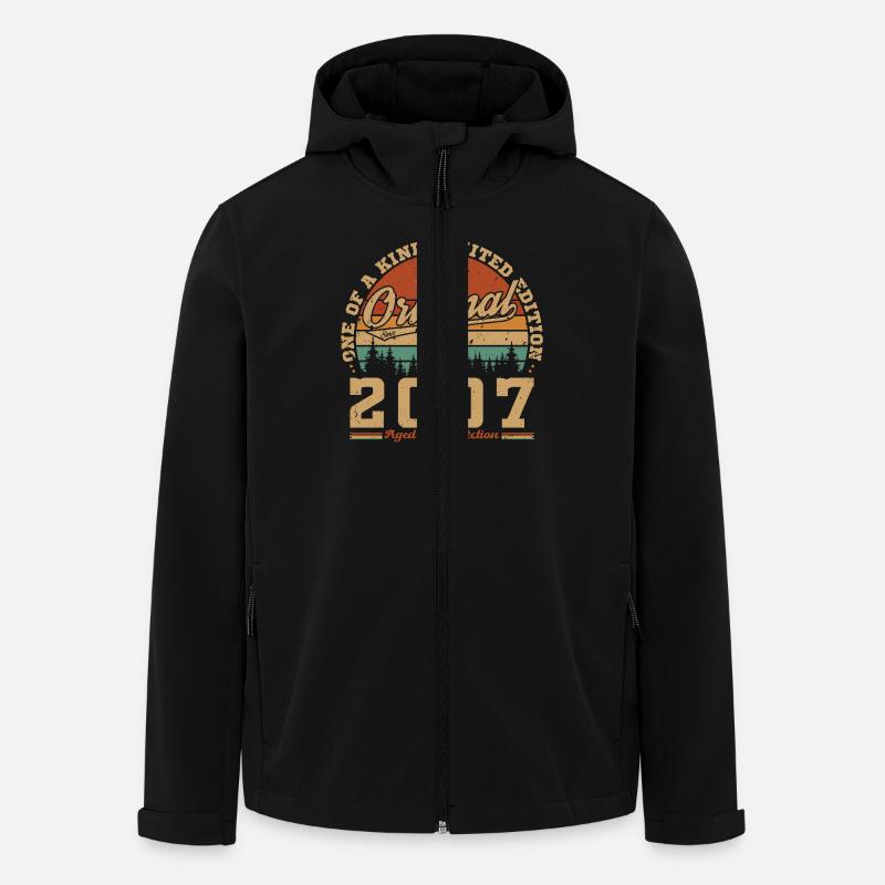 2007 6 - Men’s Recycled Softshell Jacket by Stanley/Stella - black