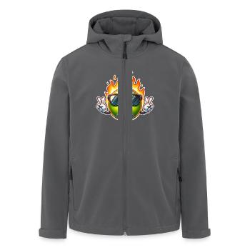 balle de tennis Tennis Flames - Veste softshell homme en polyester recyclé Stanley/Stella - charbon - Devant - AI Model Male 185 light (185cm)