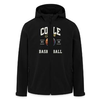 Basketball Basketball Players - Men’s Recycled Softshell Jacket by Stanley/Stella - black - Front - AI Model Male 185 light (185cm)