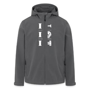 Vis écrou boulon Humorous Craftsman - Veste softshell homme en polyester recyclé Stanley/Stella - charbon - Devant - AI Model Male 185 light (185cm)