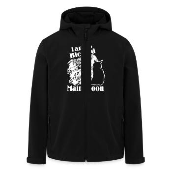 Owned By A Maine Coon Cat - Men’s Recycled Softshell Jacket by Stanley/Stella - black - Front - AI Model Male 185 light (185cm)