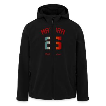 Matura 2024 Cadeau de fin d’études Matura Matura - Veste softshell homme en polyester recyclé Stanley/Stella - noir - Devant - AI Model Male 185 light (185cm)