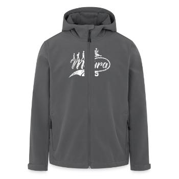Matura 2024 Maturanten Matura Abschluss Geschenk - Recycelte Männer Softshell-Jacke von Stanley/Stella - Anthrazit - Vorne - AI Model Male 185 light (185cm)