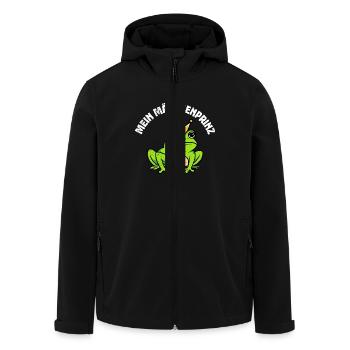 Froschkostüm FRAUEN MEIN MÄRCHENPRINZ Lustiges - Recycelte Männer Softshell-Jacke von Stanley/Stella - Schwarz - Vorne - AI Model Male 185 light (185cm)