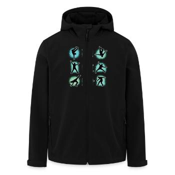 Breakdance Kids for Dance Breakdancers - Men’s Recycled Softshell Jacket by Stanley/Stella - black - Front - AI Model Male 185 light (185cm)
