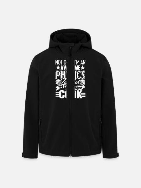 Physics Teacher Physics Teacher Can Cook - Men’s Recycled Softshell Jacket by Stanley/Stella - black