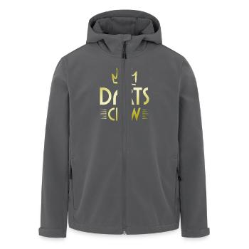 Darts Crew - Recycelte Männer Softshell-Jacke von Stanley/Stella - Anthrazit - Vorne - AI Model Male 185 light (185cm)