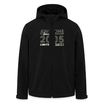 20 Ans 2005 Vinage Cadeau D'anniversaire - Veste softshell homme en polyester recyclé Stanley/Stella - noir - Devant - AI Model Male 185 light (185cm)