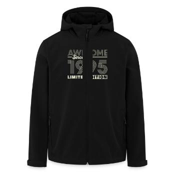Legend since 1995 Birthday Gift - Men’s Recycled Softshell Jacket by Stanley/Stella - black - Front - AI Model Male 185 light (185cm)
