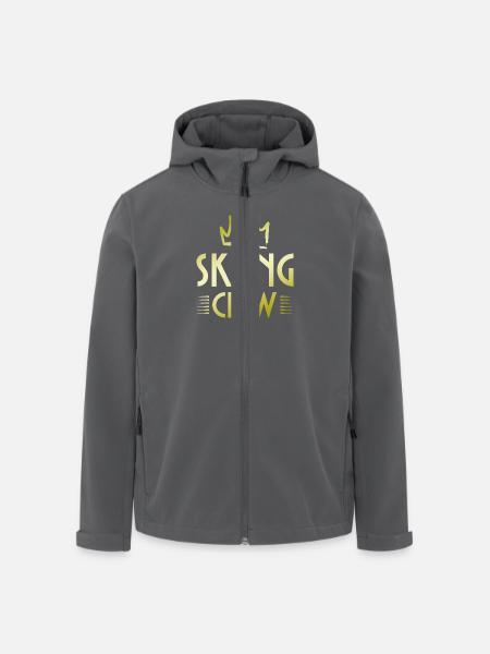 Équipe de ski - Veste softshell homme en polyester recyclé Stanley/Stella - noir