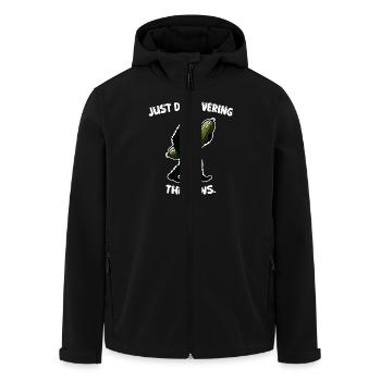 Just dill-ivering the news. Pickle Bigfoot Sasquat - Men’s Recycled Softshell Jacket by Stanley/Stella - black - Front - AI Model Male 185 light (185cm)