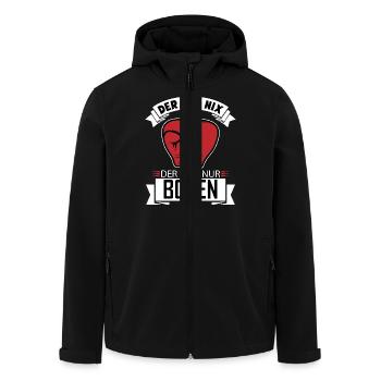 Il ne fait rien, il veut juste de la boxe, drôle de cadeau - Veste softshell homme en polyester recyclé Stanley/Stella - noir - Devant - AI Model Male 185 light (185cm)