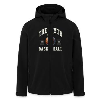 Basketball Basketball Players - Men’s Recycled Softshell Jacket by Stanley/Stella - black - Front - AI Model Male 185 light (185cm)