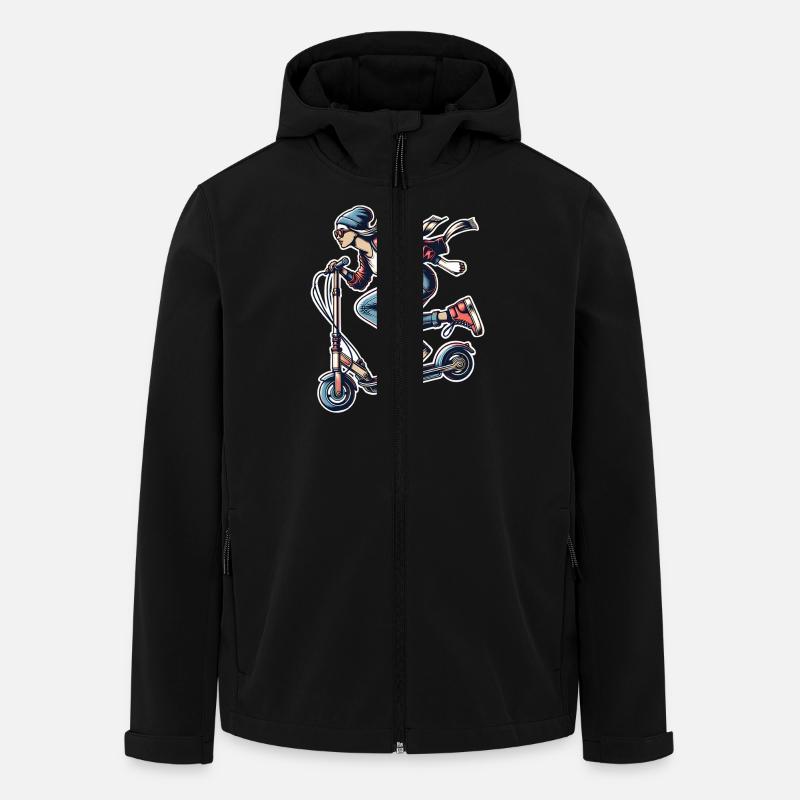 E-Scooter E-Scooter Femme Scooter - Veste softshell homme en polyester recyclé Stanley/Stella - noir