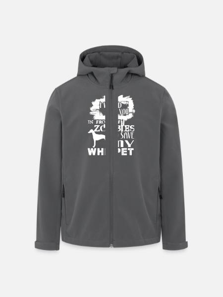 Save My Whippet Dog - Men’s Recycled Softshell Jacket by Stanley/Stella - black