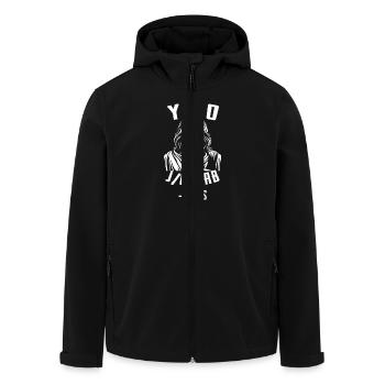 Yolo Jk Brb Jesus Lustig Ostern Bibel Vintage C - Recycelte Männer Softshell-Jacke von Stanley/Stella - Schwarz - Vorne - AI Model Male 185 light (185cm)