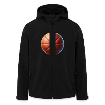 Basketball Basketball Players - Men’s Recycled Softshell Jacket by Stanley/Stella - black - Front - AI Model Male 185 light (185cm)