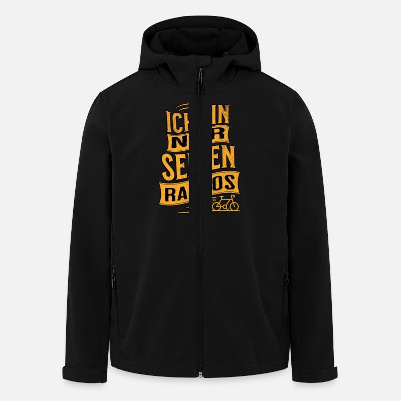 E-Bike E-Biker - Veste softshell homme en polyester recyclé Stanley/Stella - noir