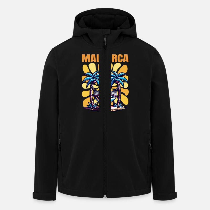 Majorca - Men’s Recycled Softshell Jacket by Stanley/Stella - black