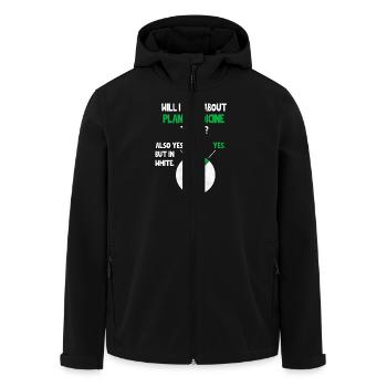 Plante médecine Chamanisme Spirituel Drôle Citation Nov - Veste softshell homme en polyester recyclé Stanley/Stella - noir - Devant - AI Model Male 185 light (185cm)