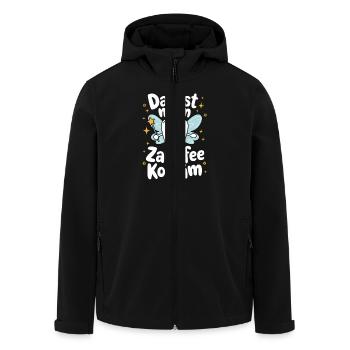 C’est mon costume de fée des dents - Carnaval Carnaval - Veste softshell homme en polyester recyclé Stanley/Stella - noir - Devant - AI Model Male 185 light (185cm)
