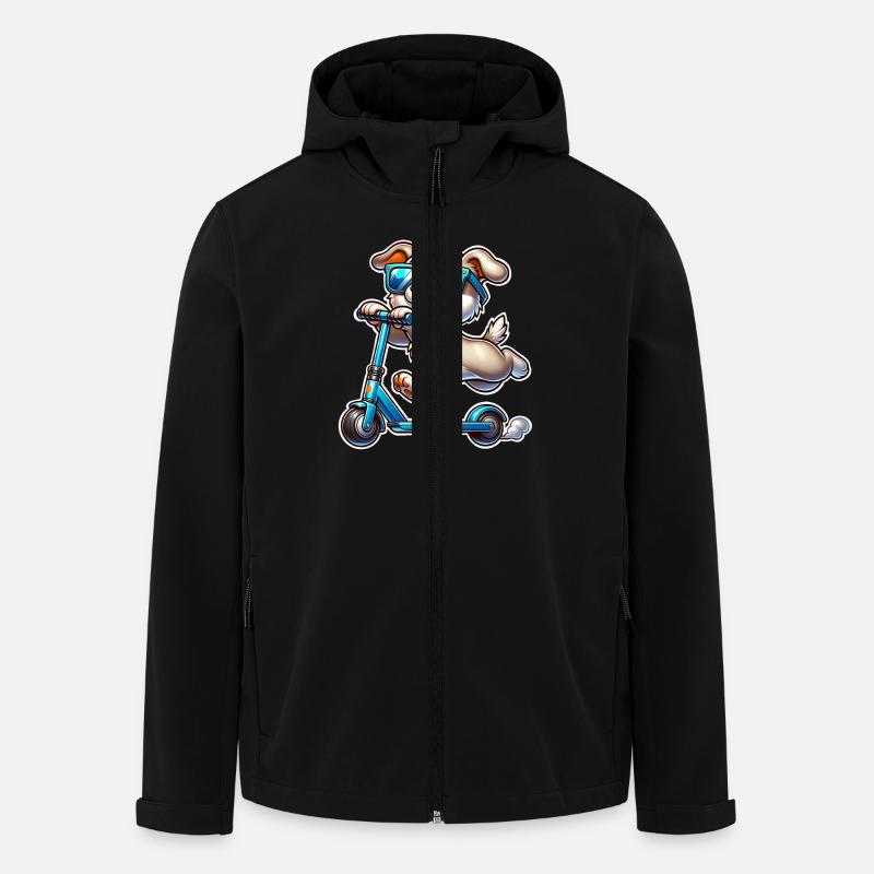 Kick Scooters E-Scooters E-Scooters - Men’s Recycled Softshell Jacket by Stanley/Stella - black