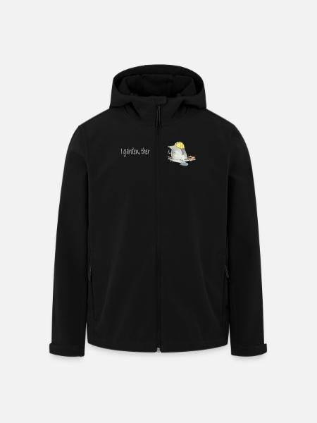 Niedlicher Maulwurf-Gärtner Cute Mole Gardener - Men’s Recycled Softshell Jacket by Stanley/Stella - black