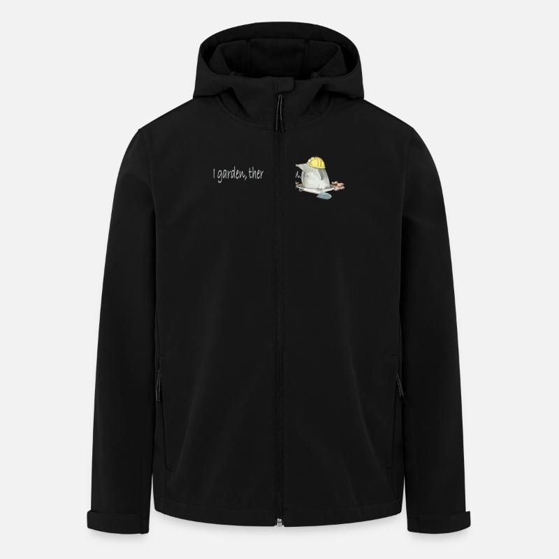 Niedlicher Maulwurf-Gärtner Cute Mole Gardener - Men’s Recycled Softshell Jacket by Stanley/Stella - black