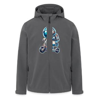 E-Scooter E-Roller Astronaut Scooter - Veste softshell homme en polyester recyclé Stanley/Stella - charbon - Devant - AI Model Male 185 light (185cm)