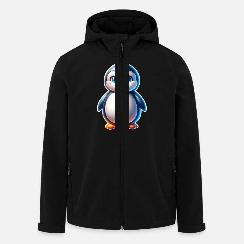 Pingouin - Veste softshell homme en polyester recyclé Stanley/Stella - noir
