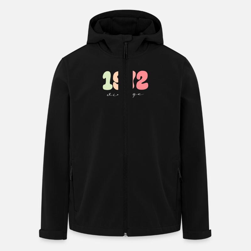 Date de naissance Année de naissance 1972 - Veste softshell homme en polyester recyclé Stanley/Stella - noir