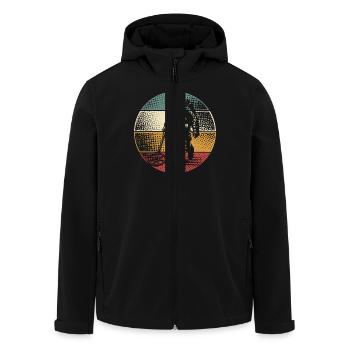 Sondeln Metalldetektor - Recycelte Männer Softshell-Jacke von Stanley/Stella - Schwarz - Vorne - AI Model Male 185 light (185cm)
