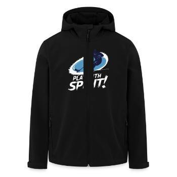 T-SHIRT COOL, PLAY SPIRIT - Veste softshell homme en polyester recyclé Stanley/Stella - noir - Devant - AI Model Male 185 light (185cm)