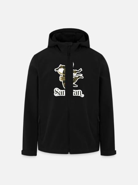 SANTIRAN - Men’s Recycled Softshell Jacket by Stanley/Stella - black