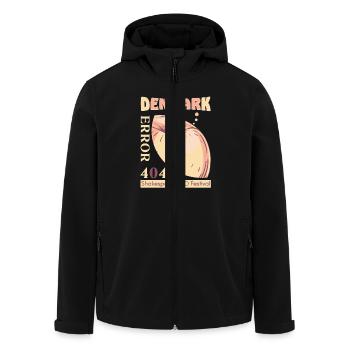 Denmark Shakespeare xxo Festival funny quote - Recycelte Männer Softshell-Jacke von Stanley/Stella - Schwarz - Vorne - AI Model Male 185 light (185cm)