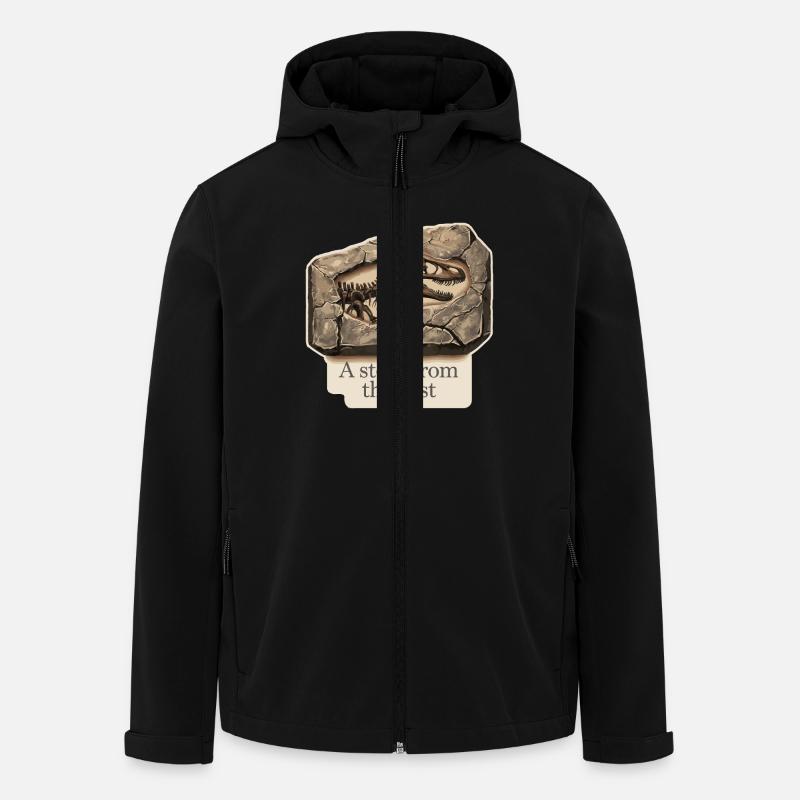 FOSSIL - Men’s Recycled Softshell Jacket by Stanley/Stella - black